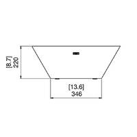 Nova 600 Ethanol Firepit  [Colour: Graphite]