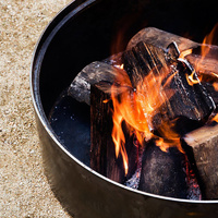 Large Molly (Mel) Drum Fire Pit  -  90cm diam 