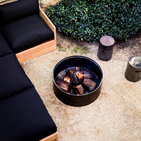 Large Molly (Mel) Drum Fire Pit  -  90cm diam 