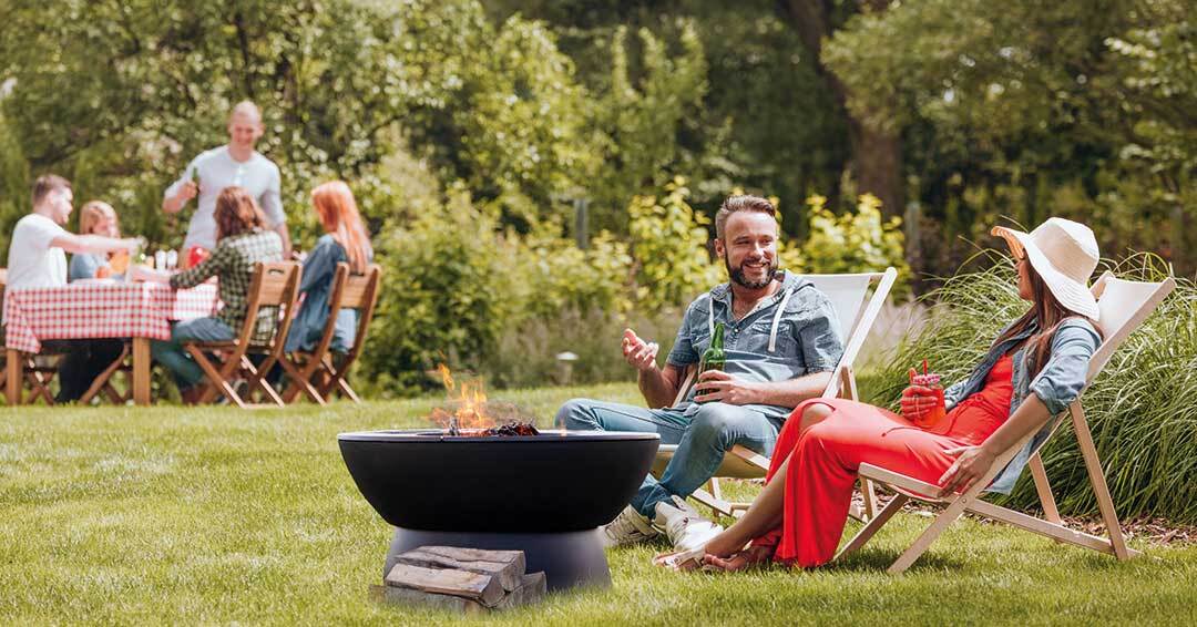 Hergom Fire Pit With Low Base (Excl.Cooking Grills)