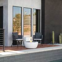 Pod 40 Ethanol Fire Pit Bowl [Colour: Bone]