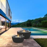 Pod 40 Ethanol Fire Pit Bowl [Colour: Bone]