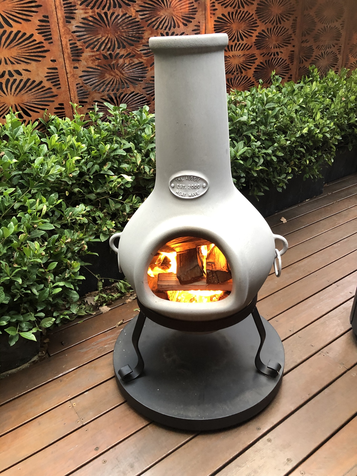 Aussie Heatwave Cast Alloy Chiminea