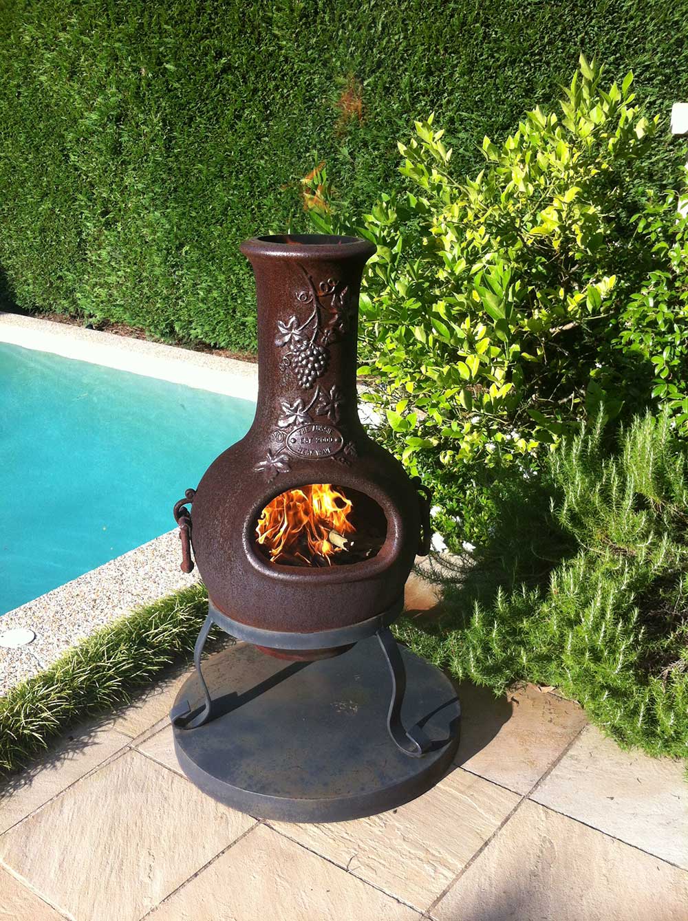 Chiminea Grapve Vine