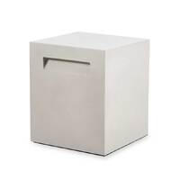 Tank Concrete Stool [Bone]