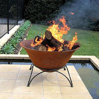 African Cast Iron Fire Pit & Arch Base