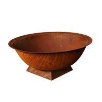 Deep Cast Iron Fire Pit & Trivet base