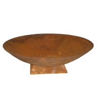 Shallow Cast Iron Fire Pit & Trivet base