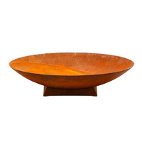 Shallow Cast Iron Fire Pit & Trivet base