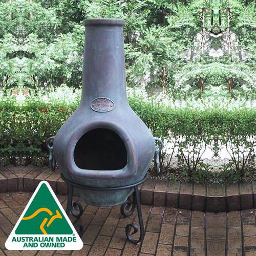 AUSSIE MADE - Premium Bronze -10yr Warranty- "Aussie Heatwave - Classic Bronze Chiminea"