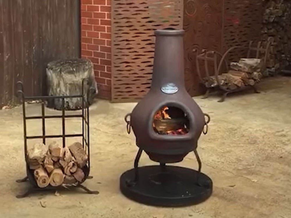 How to light a Chiminea, keep it burning cleanly & virtually smoke free